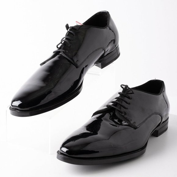 Zara Other - Zara Mens Black Derby Shoes Patent Finish Sz 12 45